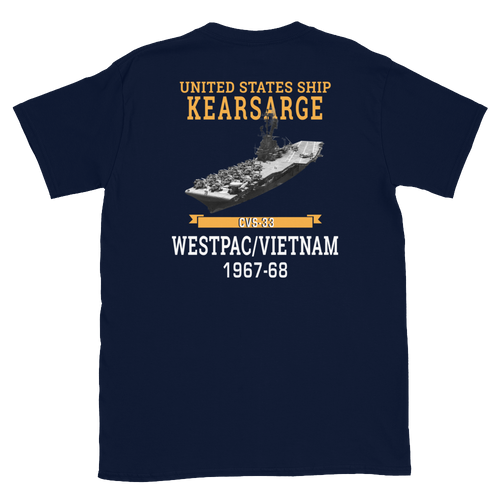 USS Kearsarge (CVS-33) 1967-68 WESTPAC/VIETNAM T-Shirt