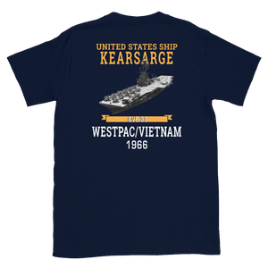 USS Kearsarge (CVS-33) 1966 WESTPAC/VIETNAM T-Shirt – back view, navy