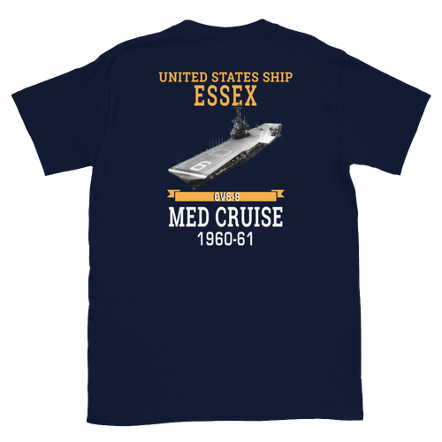 USS Essex (CVS-9) 1960-61 MED CRUISE T-Shirt