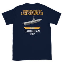 Load image into Gallery viewer, USS Lake Champlain (CVS-39) 1962 CARIBBEAN T-Shirt