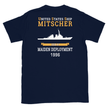 Load image into Gallery viewer, USS Mitscher (DDG-57) 1996 MAIDEN DEPLOYMENT Short-Sleeve Unisex T-Shirt