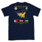USS Blue Ridge (LCC-19) 1990-91 ODS/S Cruise Shirt – back view, navy