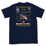 USS Constellation (CV-64) 1999 Cruise Shirt – back view, navy