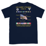 USS Harry S. Truman (CVN-75) 2004-05 Cruise Shirt – back view, navy