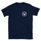 USS Franklin D. Roosevelt (CV-42) 1976-77 MED CRUISE T-Shirt – front view, navy
