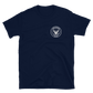 USS Chosin (CG-65) 1994-95 WESTPAC Short-Sleeve Unisex T-Shirt – front view, navy