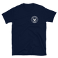 USS Carney (DDG-64) 1997-98 MAIDEN DEPLOYMENT Short-Sleeve Unisex T-Shirt – front view, navy
