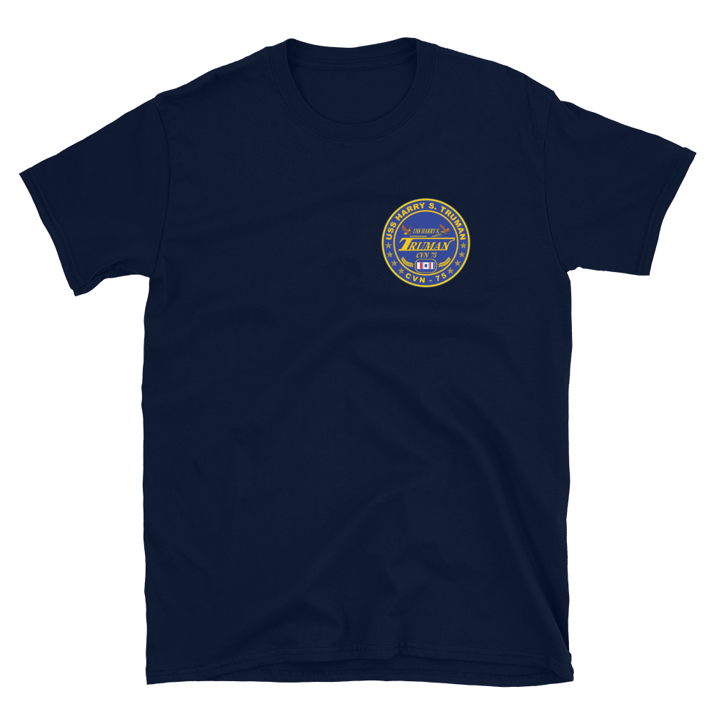 USS Harry S. Truman (CVN-75) 2004-05 Cruise Shirt – front view, navy