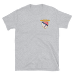 USS Chicago (CG-11) Ship's Crest T-Shirt - Gold – front view, grey