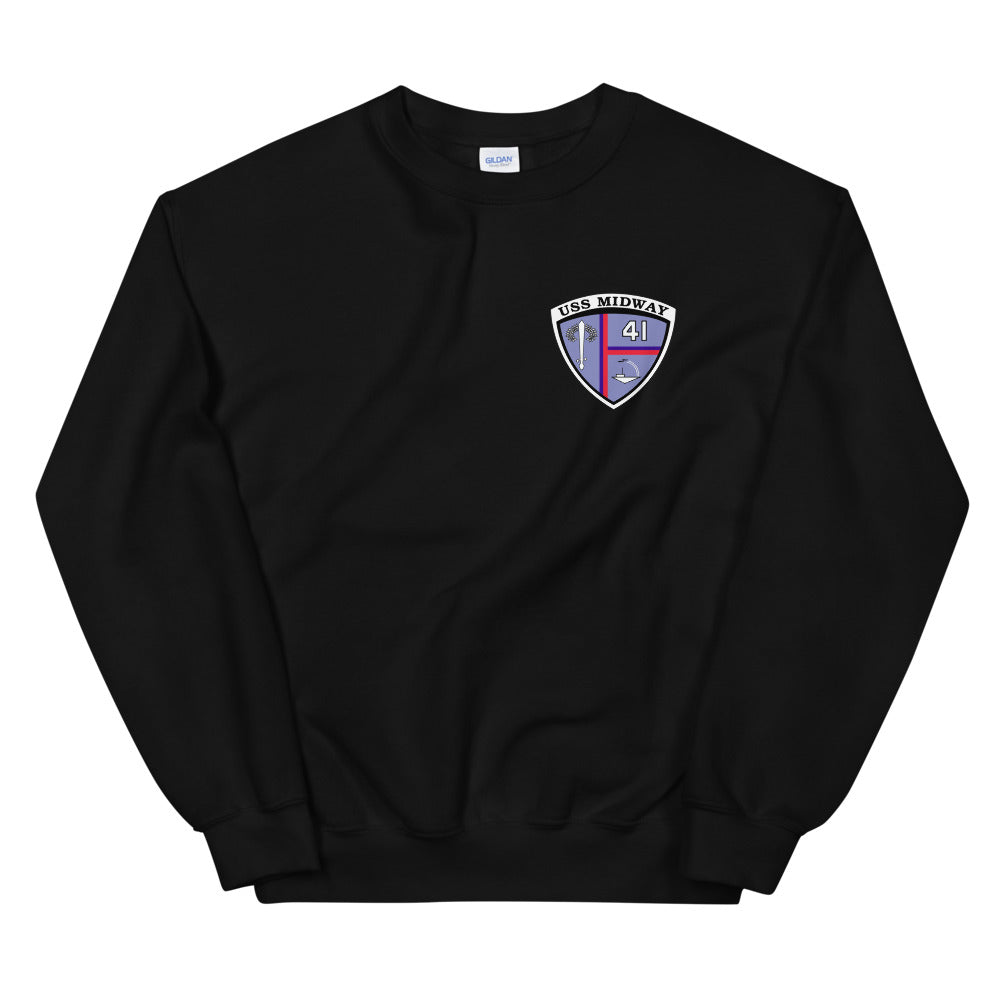 USS Midway (CV-41) 1984-85 Cruise Sweatshirt – black
