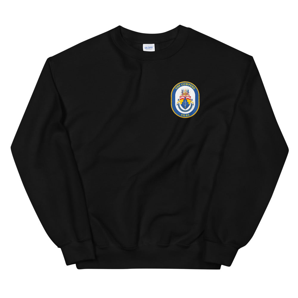 USS Cowpens (CG-63) Ship's Crest Sweatshirt – black