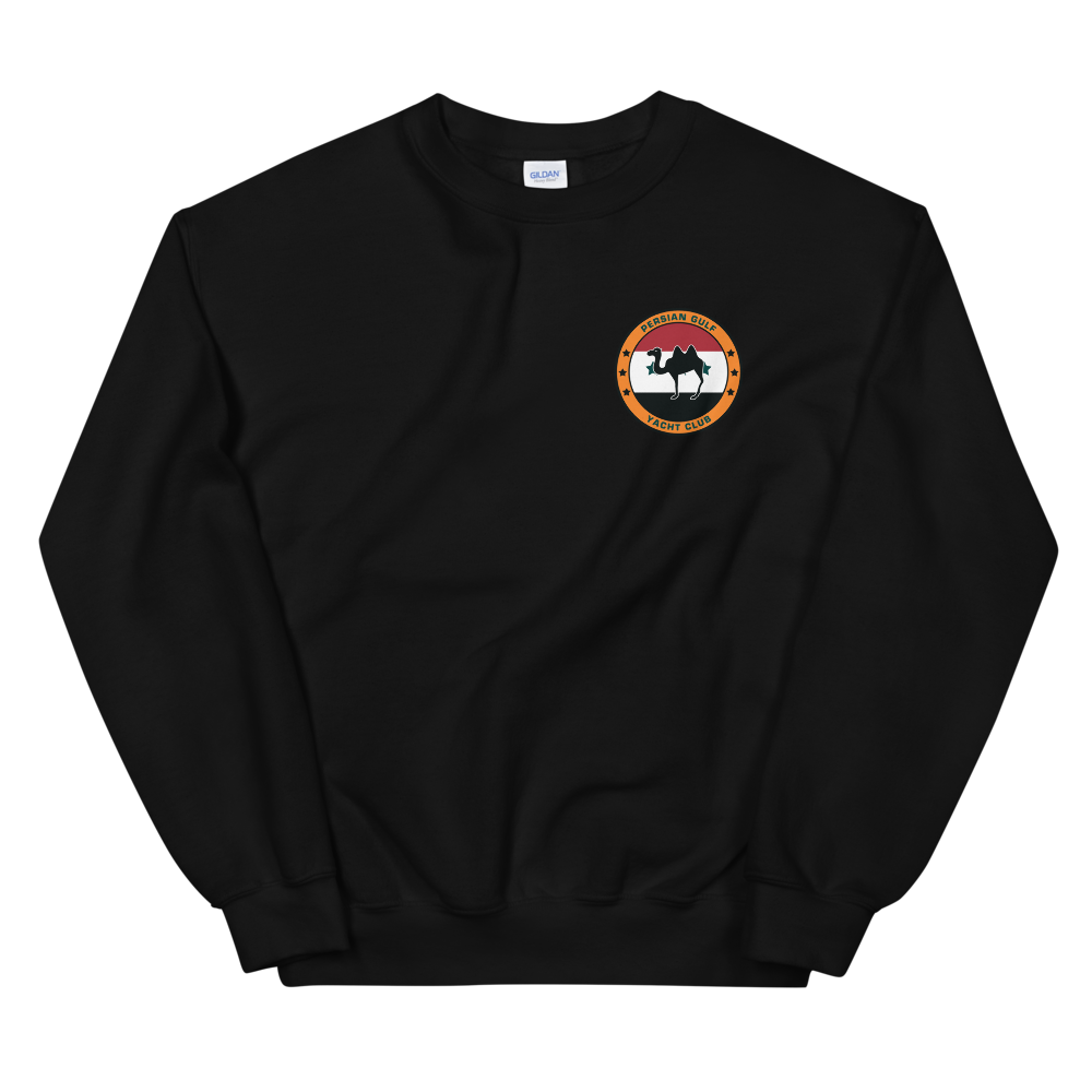 USS Midway (CV-41) 1979-80 Cruise Sweatshirt with Persian Gulf Yacht Club – black