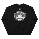 USS San Jacinto (CG-56) 1994 Deployment Sweatshirt – back view, black