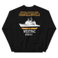 USS Chancellorsville (CG-62) 2000-01 WESTPAC Sweatshirt – back view, black