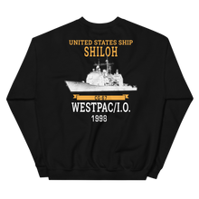 Load image into Gallery viewer, USS Shiloh (CG-67) 1998 WESTPAC/IO Sweatshirt