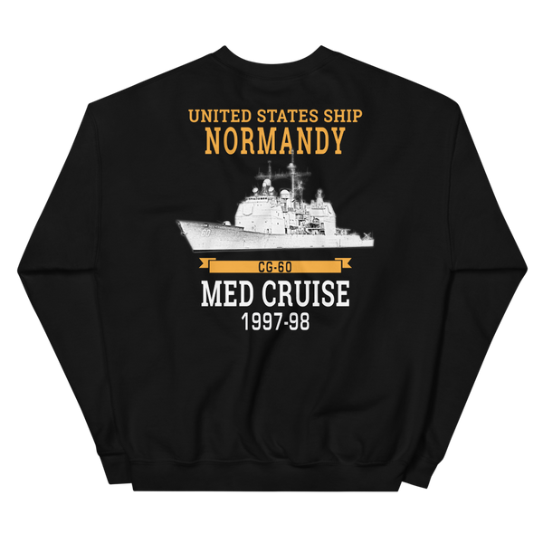 USS Normandy (CG-60) 1997-98 MED Unisex Sweatshirt