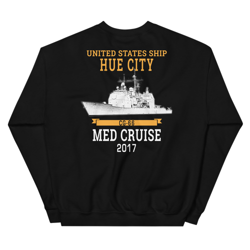 USS Hue City (CG-66) 2017 MED Unisex Sweatshirt