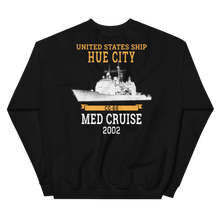 Load image into Gallery viewer, USS Hue City (CG-66) 2002 MED Unisex Sweatshirt