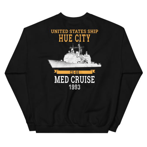 USS Hue City (CG-66) 1993 MED Unisex Sweatshirt