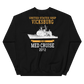 USS Vicksburg (CG-69) 2012 MED Unisex Sweatshirt – back view, black