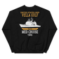 USS Vella Gulf (CG-72) 1999 MED Unisex Sweatshirt – back view, black