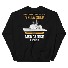 Load image into Gallery viewer, USS Vella Gulf (CG-72) 2008-09 MED Unisex Sweatshirt