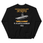 USS Intrepid (CVS-11) 1963 W. Atlantic/Caribbean Sweatshirt – back view, black