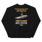 USS Intrepid (CVS-11) 1964 MED Sweatshirt – back view, black
