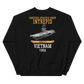 USS Intrepid (CVS-11) 1966 Vietnam Sweatshirt – back view, black