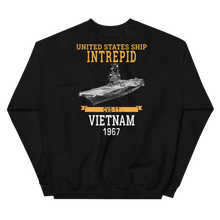 Load image into Gallery viewer, USS Intrepid (CVS-11) 1967 Vietnam Sweatshirt