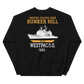 USS Bunker Hill (CG-52) 1992 WESTPAC/IO Unisex Sweatshirt – back view, black