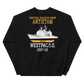 USS Antietam (CG-54) 2001-02 Deployment Sweatshirt – back view, black