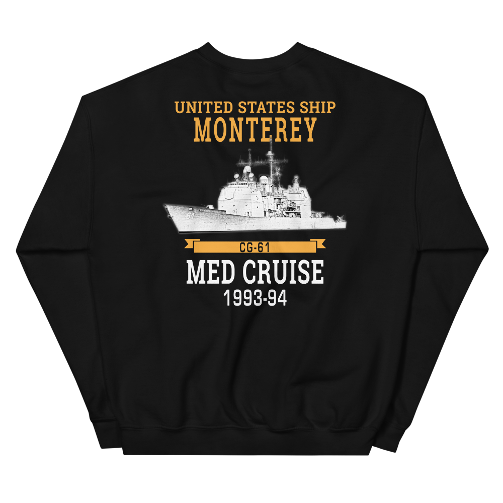 USS Monterey (CG-61) 1993-94 Unisex Sweatshirt