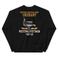 USS Oriskany (CVA-34) 1967-68 WESTPAC/VIETNAM Unisex Sweatshirt – back view, black