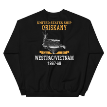 Load image into Gallery viewer, USS Oriskany (CVA-34) 1967-68 WESTPAC/VIETNAM Unisex Sweatshirt