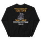 USS Yorktown (CVS-10) 1964-65 WESTPAC/VIETNAM Unisex Sweatshirt – back view, black