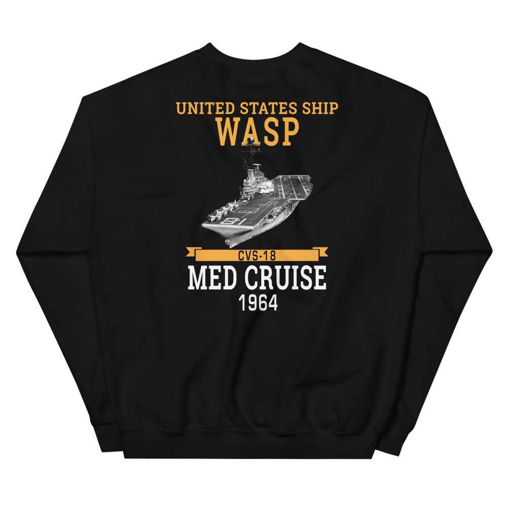USS Wasp (CVS-18) 1964 MED Unisex Sweatshirt