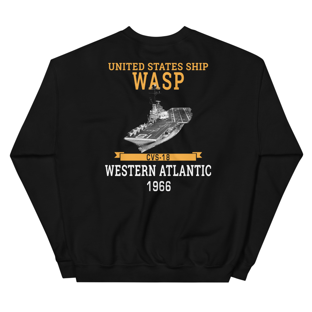 USS Wasp (CVS-18) 1966 W. ATLANTIC Unisex Sweatshirt