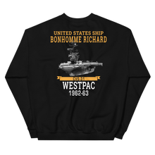 Load image into Gallery viewer, USS Bonhomme Richard (CVS-31) 1962-63 WESTPAC Unisex Sweatshirt