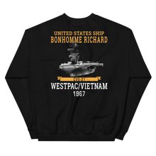 Load image into Gallery viewer, USS Bonhomme Richard (CVS-31) 1967 WESTPAC/VIETNAM Unisex Sweatshirt