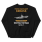 USS Hancock (CVA-19) 1970-71 WESTPAC/VIETNAM Unisex Sweatshirt – back view, black