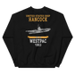 USS Hancock (CVA-19) 1963 WESTPAC Unisex Sweatshirt – back view, black