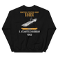 USS Essex (CVS-9) 1962 S. ATLANTIC/CARIBBEAN Sweatshirt – back view, black