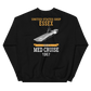 USS Essex (CVS-9) 1967 MED CRUISE Sweatshirt – back view, black