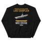 USS Lake Champlain (CVS-39) 1964 MED CRUISE Sweatshirt – back view, black