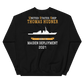 USS Thomas Hudner (DDG-116) 2021 MAIDEN DEPLOYMENT Unisex Sweatshirt – back view, black