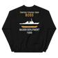 USS Ross (DDG-71) 1999 MAIDEN DEPLOYMENT Unisex Sweatshirt – back view, black