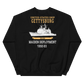 USS Gettysburg (CG-64) 1992-93 Maiden Deployment Sweatshirt – back view, black