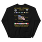 USS Harry S. Truman (CVN-75) 2004-05 Cruise Sweatshirt – back view, black