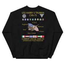 Load image into Gallery viewer, USS Harry S. Truman (CVN-75) 2004-05 Cruise Sweatshirt